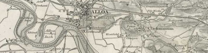 Old Map of Clackmannanshire